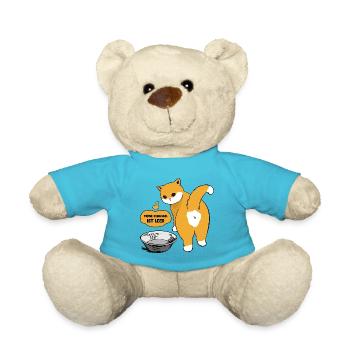 Meine schüssel its leer - Teddy - Atollblau - Vorne
