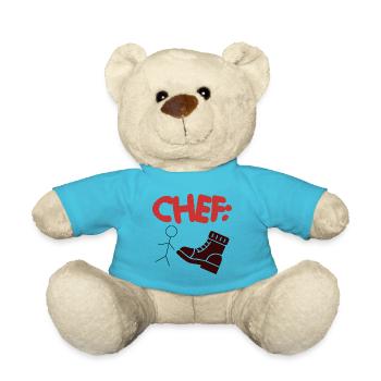 Chef Vorgesetzter Büro Manager Teamleiter Firma - Teddy - Atollblau - Vorne