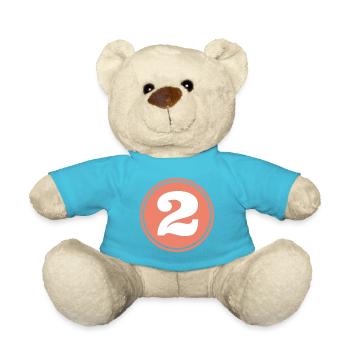 2 humor gift t-shirt - Teddy Bear - atoll blue - Front