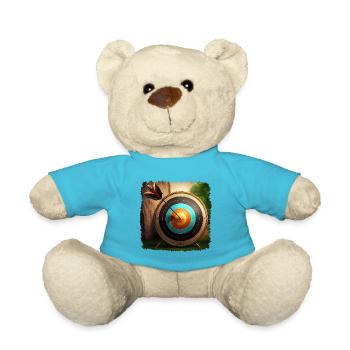 Archery requires high precision - Teddy Bear - atoll blue - Front