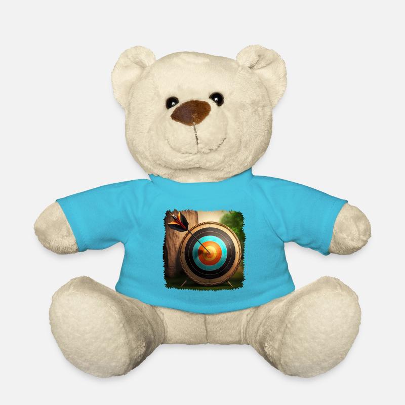 Bogenschießen erfordert hohe Präzision - Teddy - Atollblau