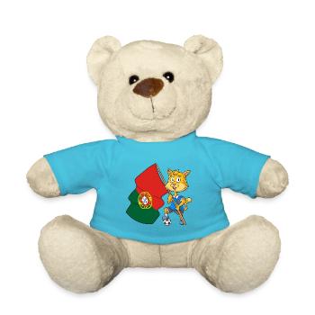 Portuguese Fan Cat - Teddy Bear - atoll blue - Front