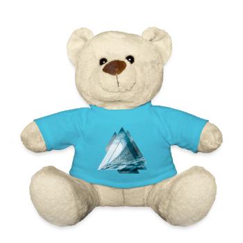 Triangle surfer wave - Teddy Bear - atoll blue - Front