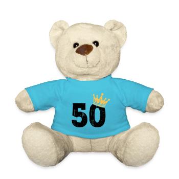 50 Krone 50. Geburtstag 50 Jahre - Teddy - Atollblau - Vorne