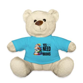 Oui, j’ai vraiment besoin de tous ces livres - Nounours - bleu outremer - Devant