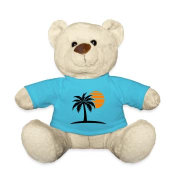 Palm Tree Sun Island - Nounours - bleu outremer - Devant