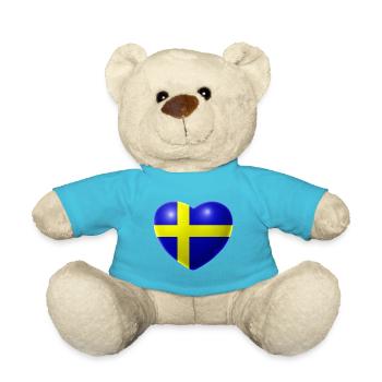 Herz (Suède / Sverige) - Nounours - bleu outremer - Devant
