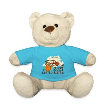 2021 Limited Edition Anniversary Basketball 2021 - Teddy Bear - atoll blue - Front