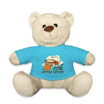 2018 Limited Edition Anniversary Basketball 2018 - Teddy Bear - atoll blue - Front