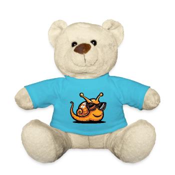 Schnecke Cool Comic - Teddy - Atollblau - Vorne