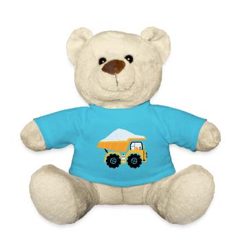 Boys' gear truck - Teddy Bear - atoll blue - Front