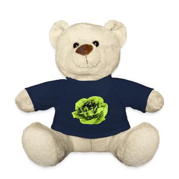 Laitue pop art - Nounours - bleu marine - Devant