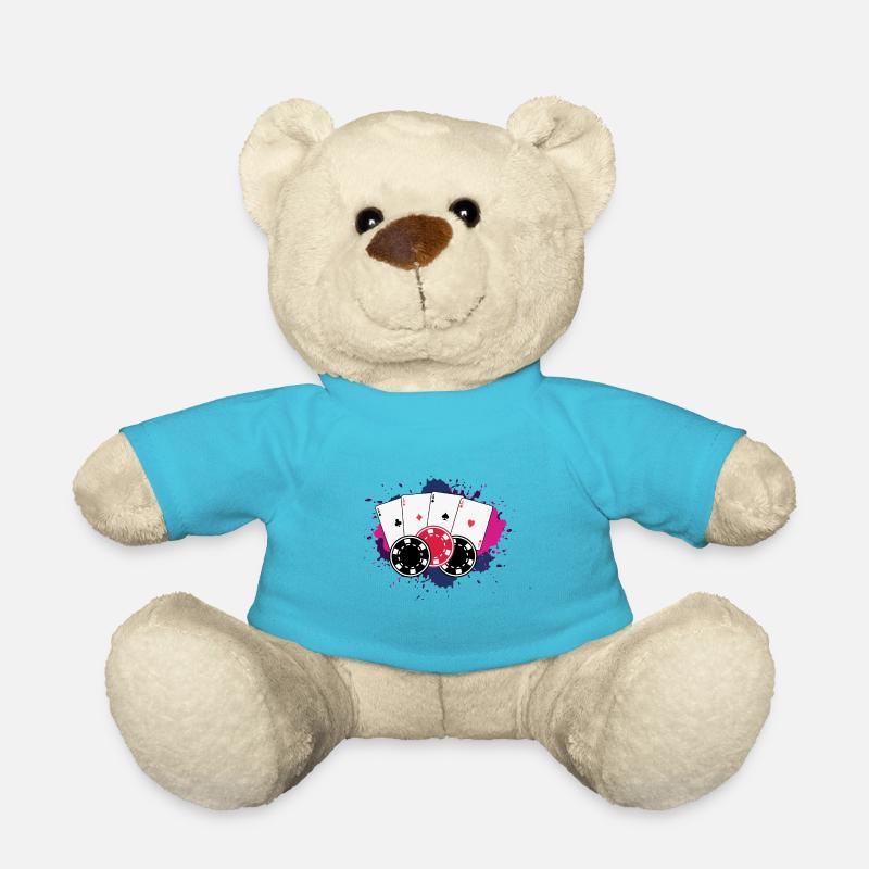 Poker Karten Chips Las Vegas - Teddy - Atollblau