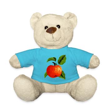 Apple Apfel Veggie Obst Fruits Tree Baum3 - Teddy - Atollblau - Vorne