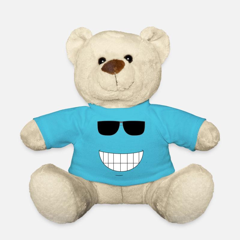 big happy laugh - Teddy Bear - atoll blue