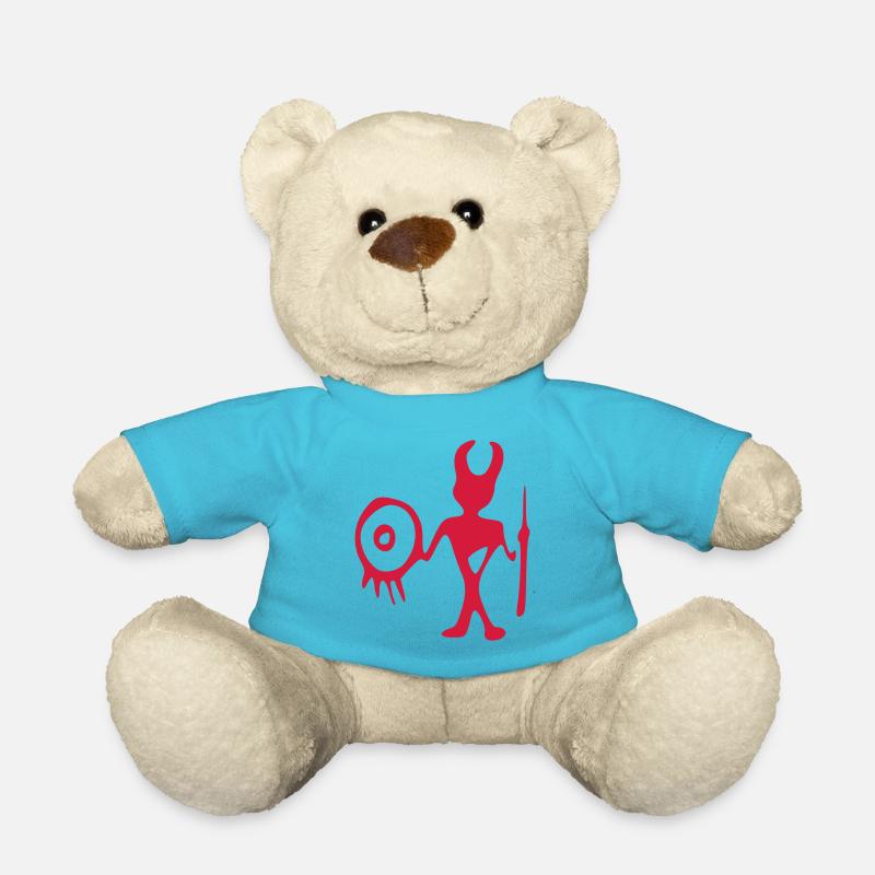 vecteur de chasseur de pétroglyphes - Nounours - bleu outremer