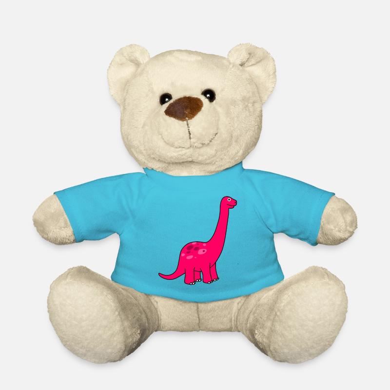 Mignon dino rose - Nounours - bleu outremer