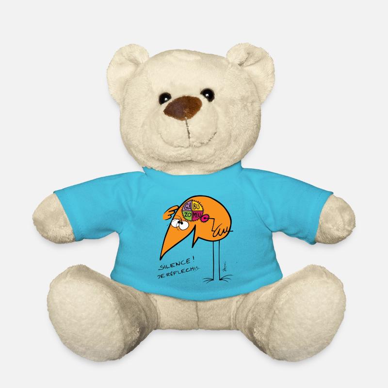 I thought Silence - Teddy Bear - atoll blue