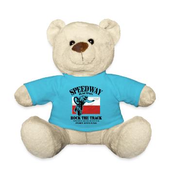 Speedway - Poland Flag - Teddy - Atollblau - Vorne