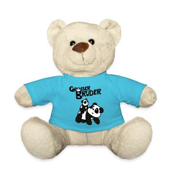 Pandalena Großer Panda Bruder - Teddy - Atollblau - Vorne