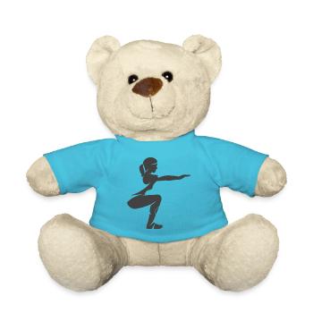 Women Squads Squat - Teddy Bear - atoll blue - Front