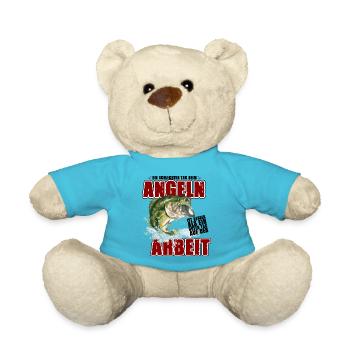 Ein schlechter Tag beim Angeln besser als Arbeit - Teddy - Atollblau - Vorne
