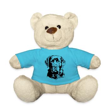 LABRADOR Retriever Labbi Hunde Hund Wilsigns - Teddy - Atollblau - Vorne