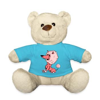 Funny dogs 13 - Teddy Bear - atoll blue - Front
