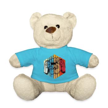 Spiel Controller Vintage Gamer gamer gamer - Teddy - Atollblau - Vorne