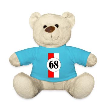 Alsace Haut Rhin 68 logo T-shirt - Teddy - Atollblau - Vorne