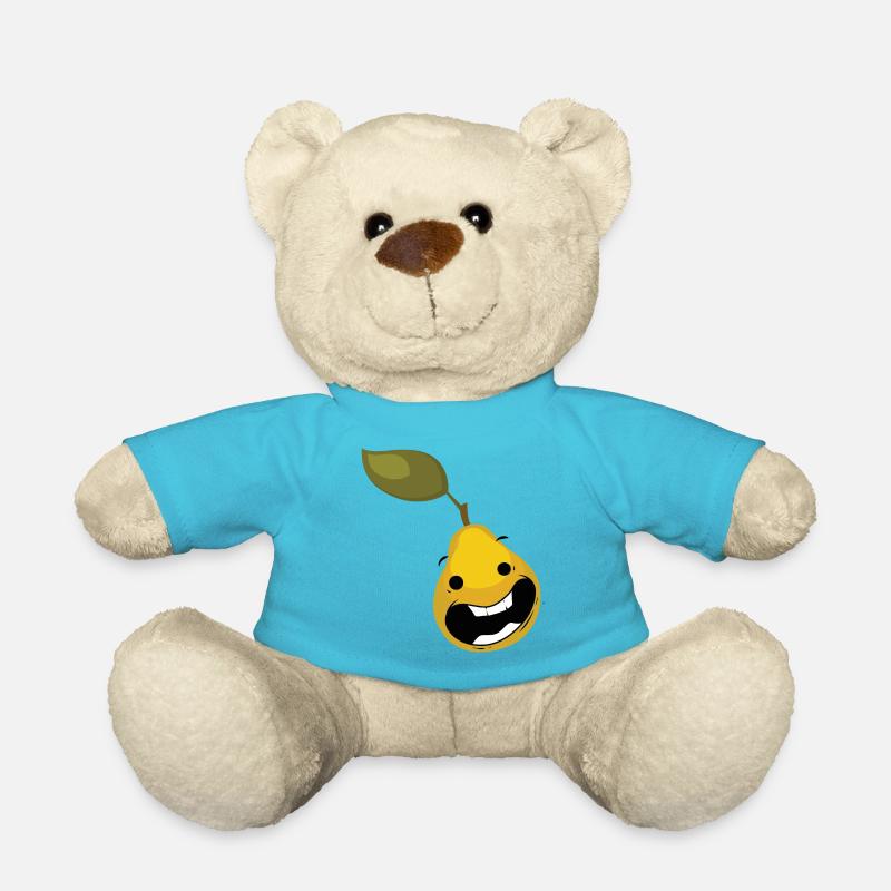 Glückliche Birne - Teddy - Atollblau