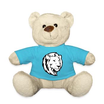 lion - Teddy Bear - atoll blue - Front