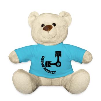 DesmoAddict - der Name ist Programm - Teddy - Atollblau - Vorne