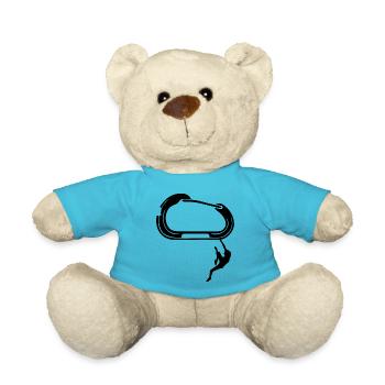 Bouldern Klettern Climbing - Teddy - Atollblau - Vorne