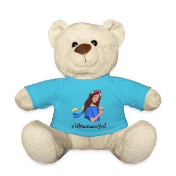#UkrainianGirl - Nounours - bleu outremer - Devant