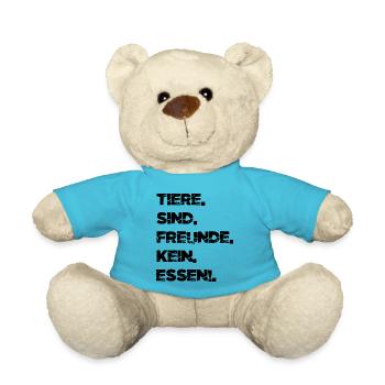 geek veganismus fleischloses essen cool - Teddy - Atollblau - Vorne