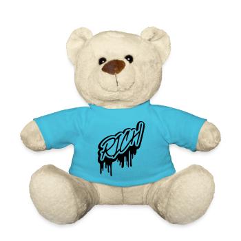 Schleim Rich lettrage - Nounours - bleu outremer - Devant