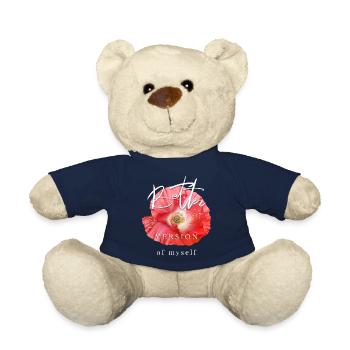 Coquelicot Cadeau de fête des mères Cool Saying Garden - Nounours - bleu marine - Devant