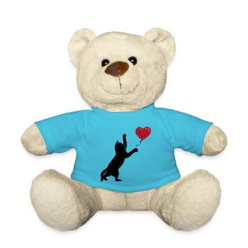 Street cat - Teddy Bear - atoll blue - Front
