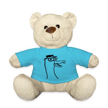 Lunettes Geek Horn Nerd Goose - Nounours - bleu outremer - Devant