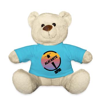 Alicante Spanien Flughafen Aviol Soleil Retro - Teddy - Atollblau - Vorne