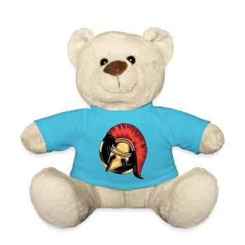 Molon Labe Sparta Helm Spartaner Spartacus - Teddy - Atollblau - Vorne