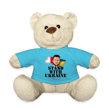 Ukraine Malte T-Shirt Design - Nounours - bleu outremer - Devant