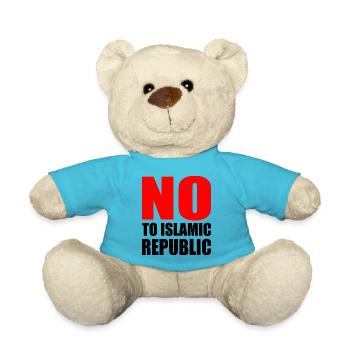 no to islamic republic - Nounours - bleu outremer - Devant