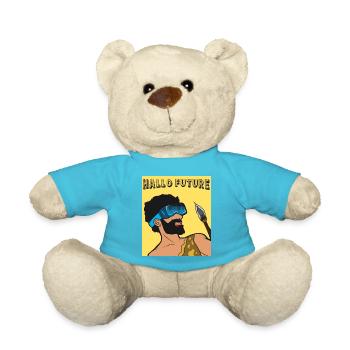 Hallo Future Caveman VR Stil - Teddy - Atollblau - Vorne