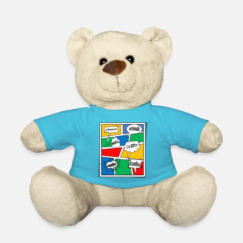 Alsace type BD - Nounours - bleu outremer