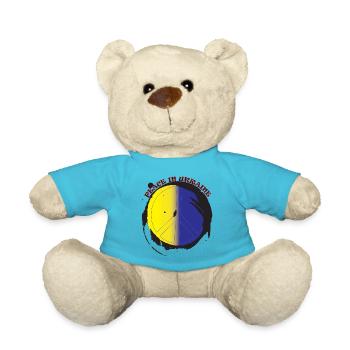 Paix en Ukraine - Nounours - bleu outremer - Devant