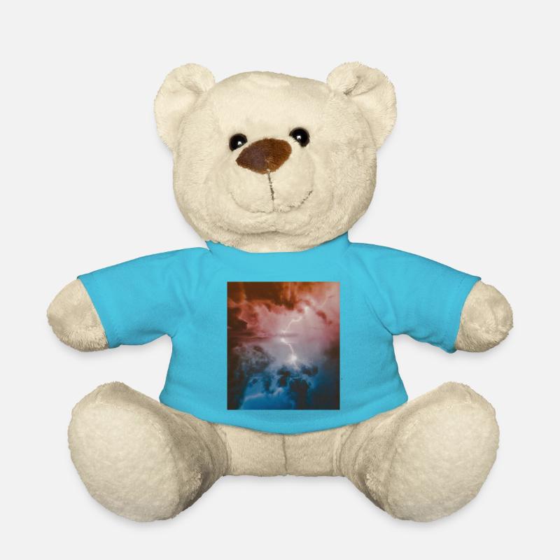 Rouge Bleu et Flash - Nounours - bleu outremer
