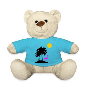 Palmen Paradise - Teddy - Atollblau - Vorne