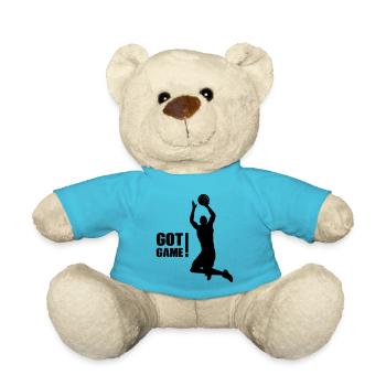 basketball - Teddy Bear - atoll blue - Front